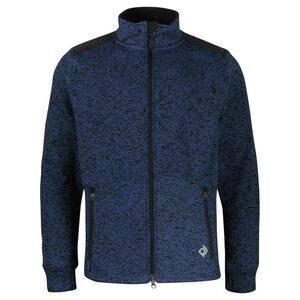 Projob Mens Heathered Fleece Jacket / Navy